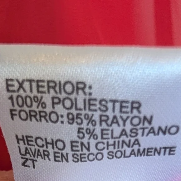 Gianni Bini Red Trapeze Mini Adj Spaghetti Strap tomato girl vacation clean girl - Picture 9 of 10